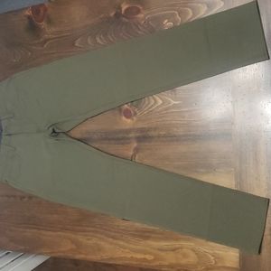 J. Crew Green 484 Slim 5 Pocket Tech Pant 28x32 NWOT